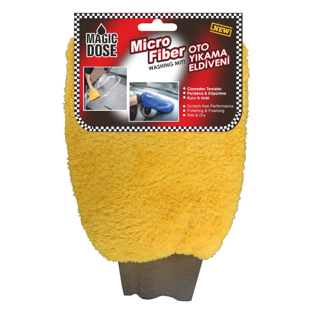 Magic Dose Fiber Oto Yıkama Eldiveni