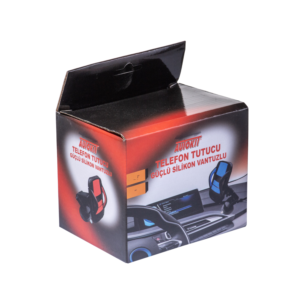 Autokit Silikon Vantuzlu Araç Telefon Tutucu