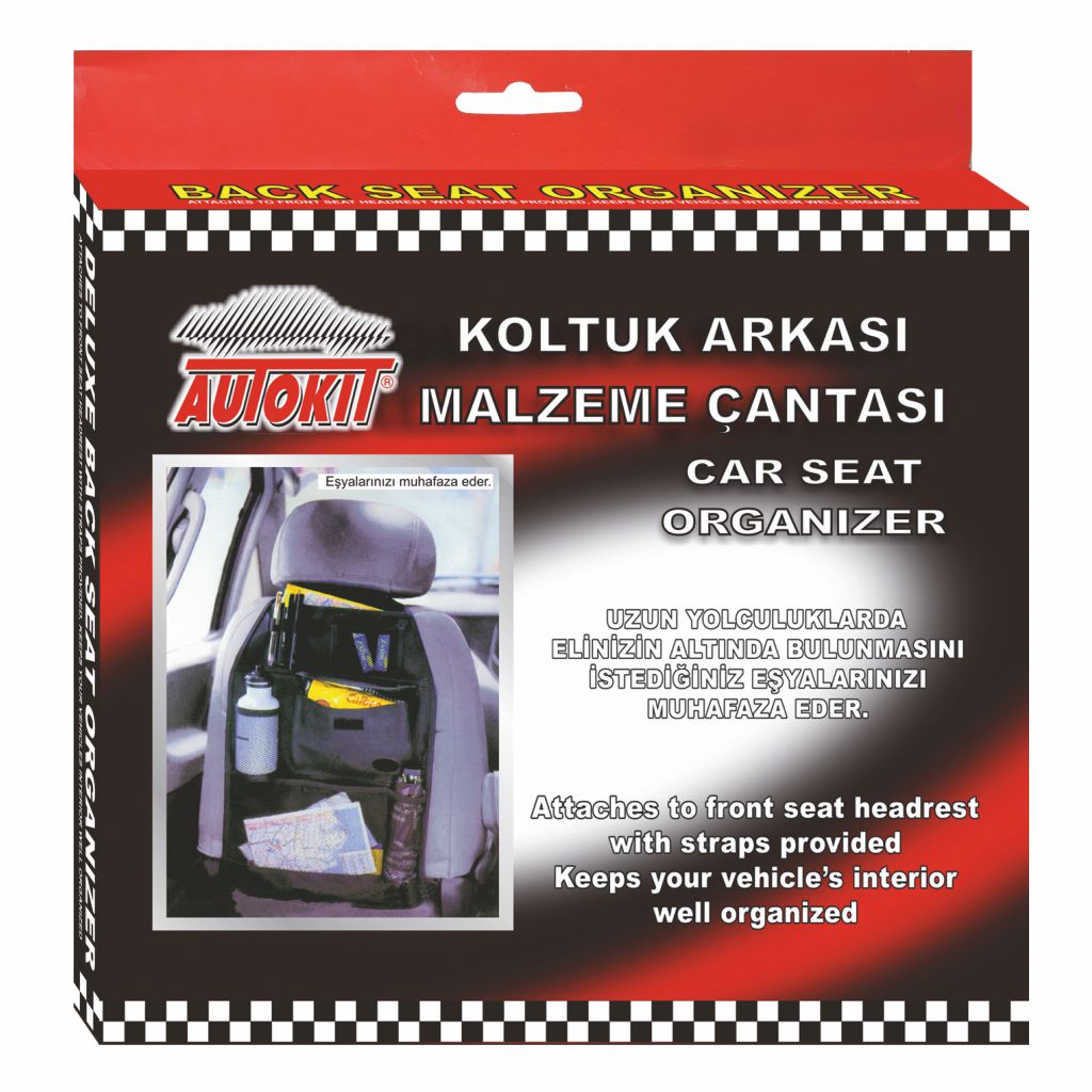 Autokit Koltuk Arkası Malzeme Çantası