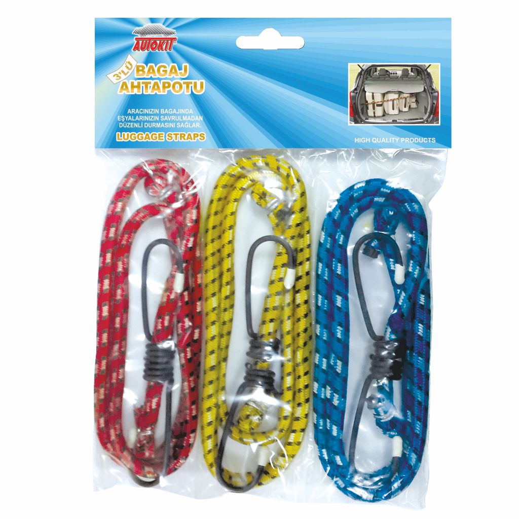 Autokit Bagaj Ahtapotu 3'lü 
