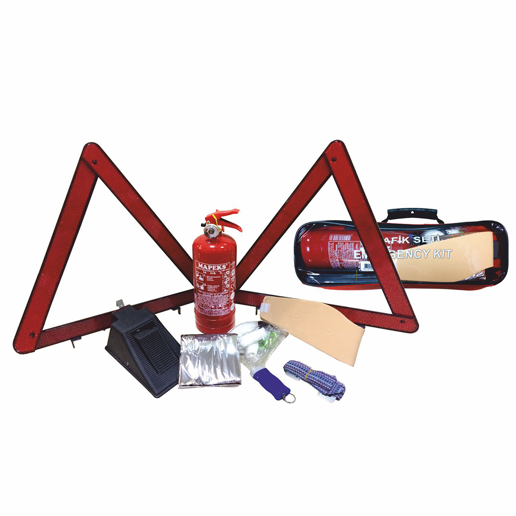 Autokit Trafik Seti Kare Bez Çanta Ekonomik