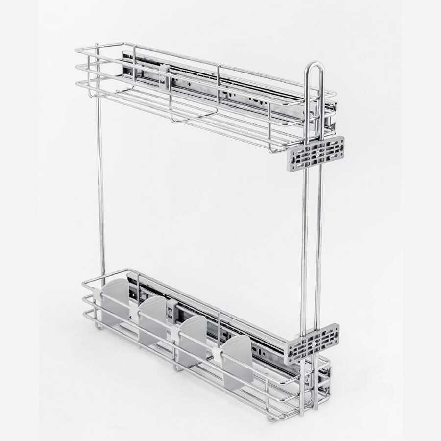 Çağdaş Yandan Frenli Raylı Şişelik 20 Modül (15cm)