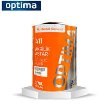Akzonobel Optima Akrilik Astar 411 Koyu Gri 3.75 Lt