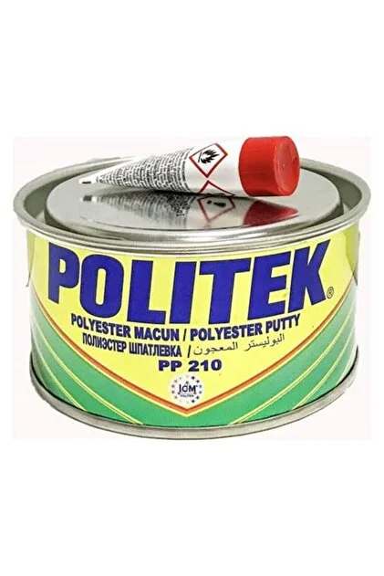 Politek Polyester Macun Sarı 1 Kg