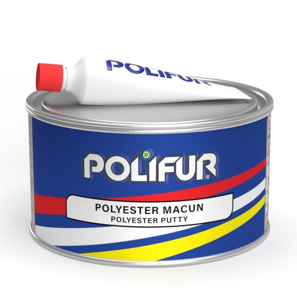Polifur Polyester Macun Gri 2.7 Kg