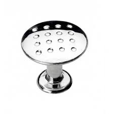 Nobel Noktalı Krom Düğme 