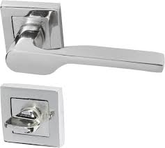 Nobel Firuze Nikel Saten Kare Rozetli Wc Kolu