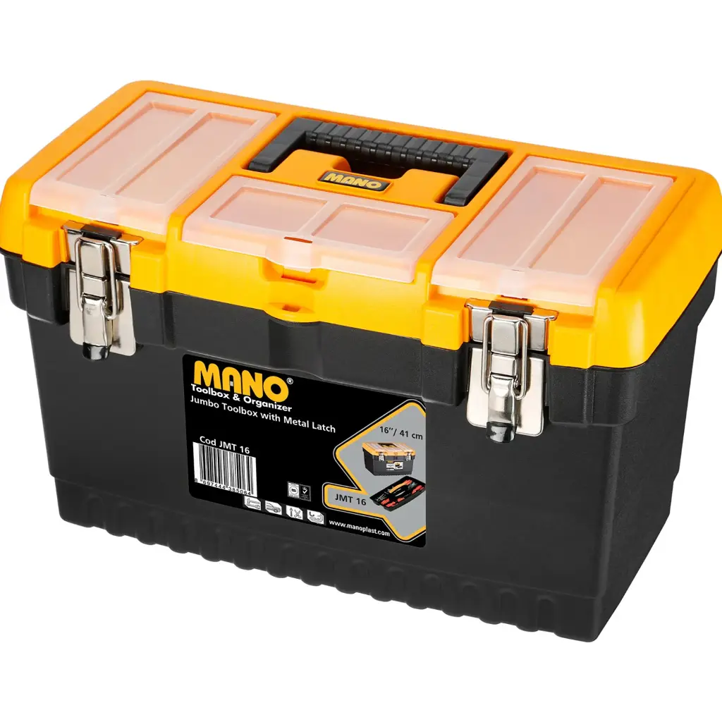 Mano Jumbo Metal Kilitli Takım Çantası 16' JMT16