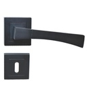 Nobel Viktorya Nikel Saten Kare Rozetli Oda Kapı Kolu