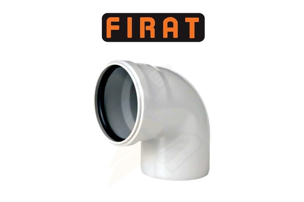 Fırat Atık Su Borusu Kapalı Dirsek 75/87